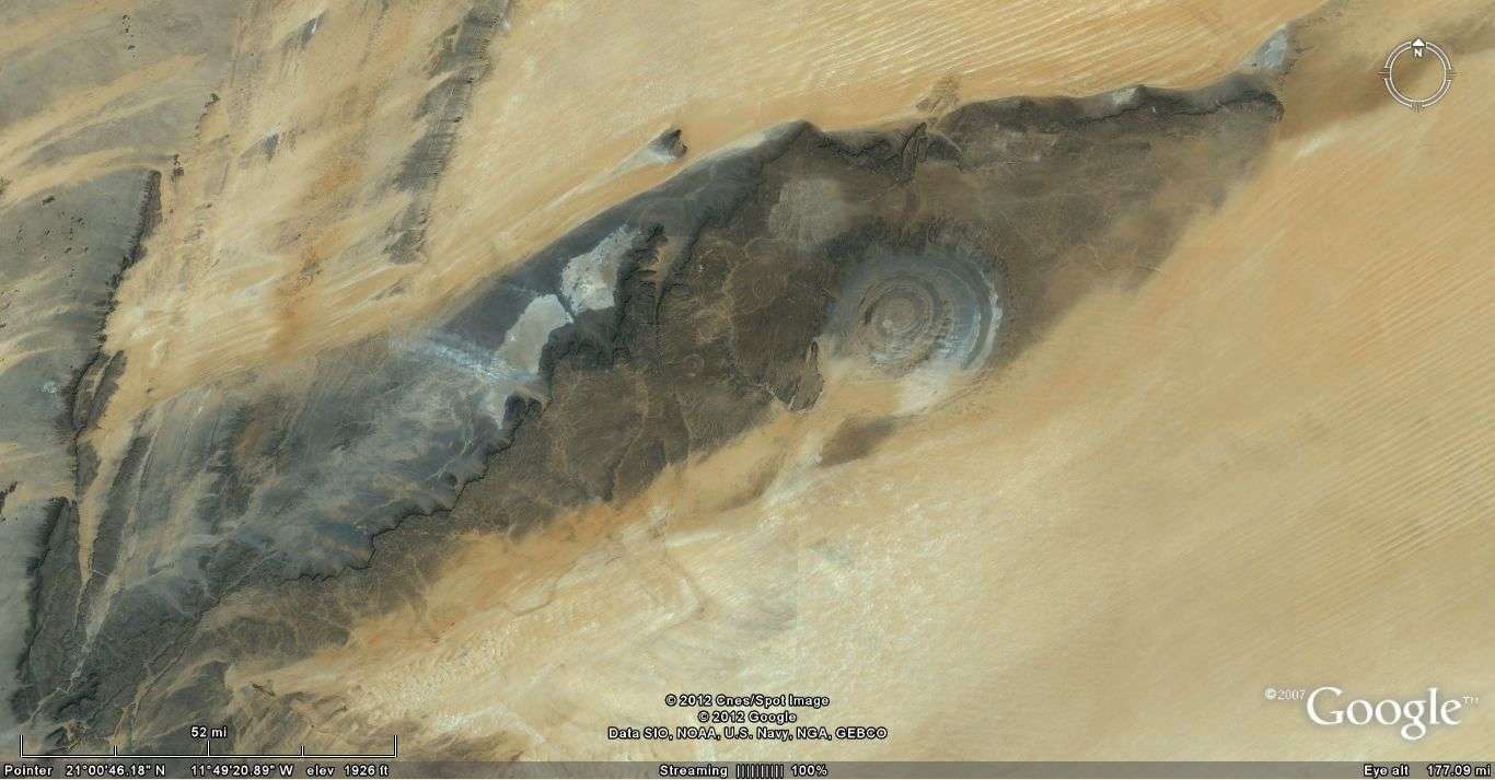 the Eye of the Sahara