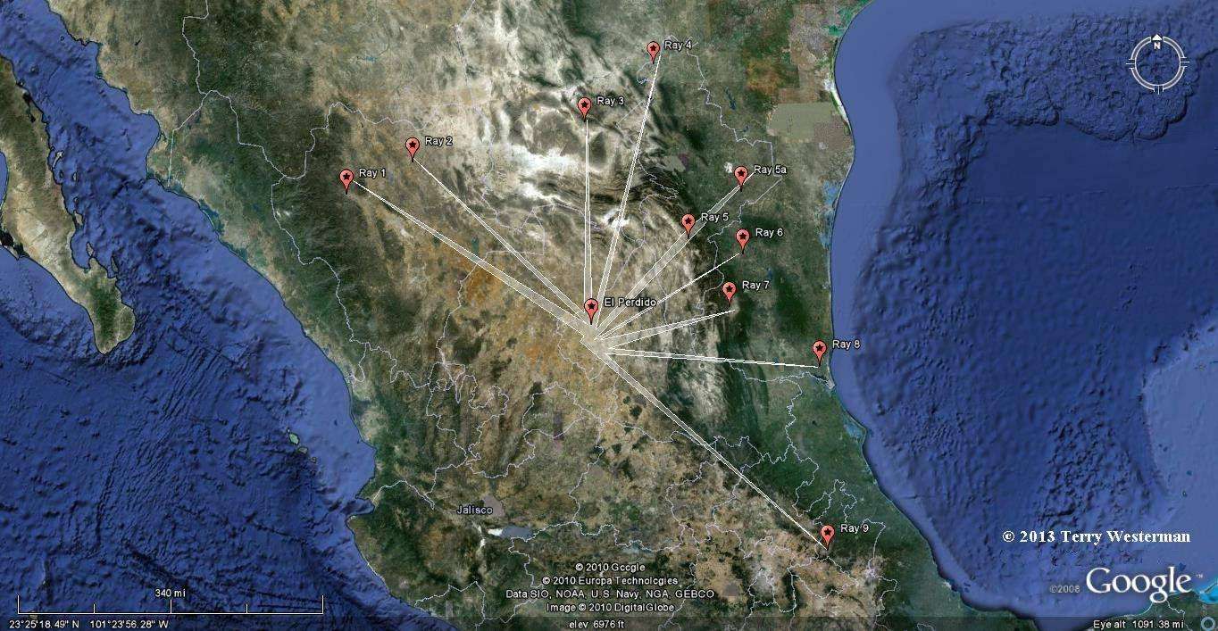 El Perdido Rayed Meteor impact site