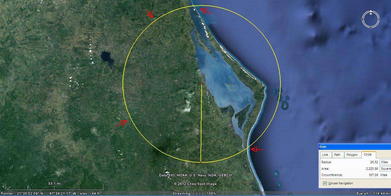 The tamiahua Meteor Impact site