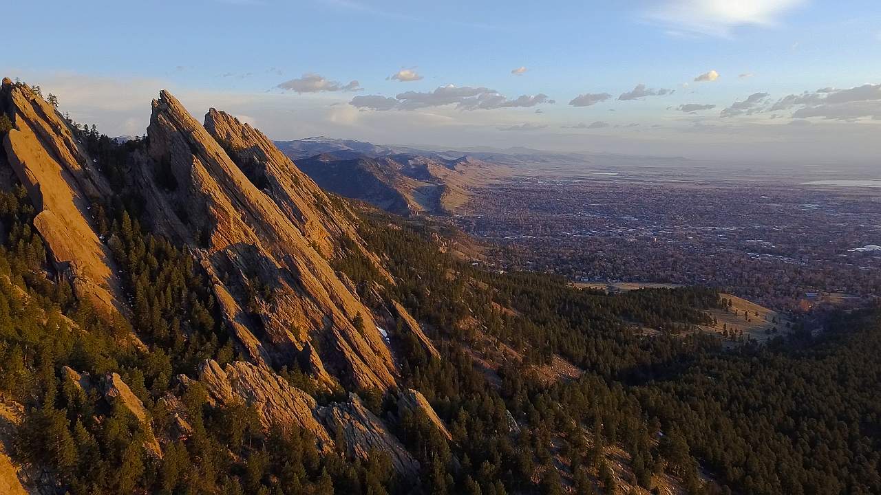 Flatirons. Boulder, Colorado