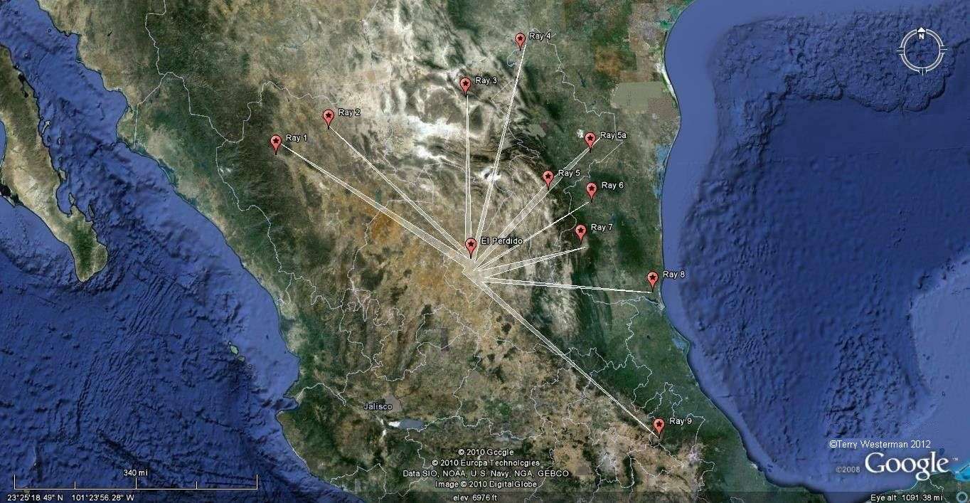 El Perdido rayed Impact site, Mexico